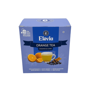 Orange Spice Harmony (Cinnamon & Clove) - Orange Tea Box – 100% Natural Citrus Herbal Tea
