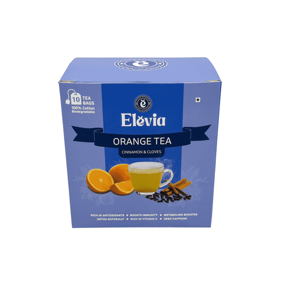 Orange Spice Harmony (Cinnamon & Clove) - Orange Tea Box – 100% Natural Citrus Herbal Tea