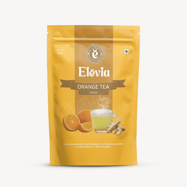 Orange Ginger Zest - Orange Tea Pouch – 100% Natural Citrus Herbal Tea