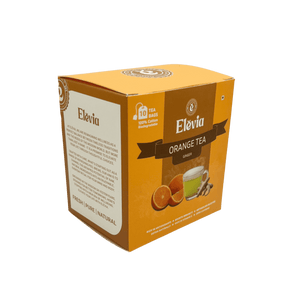 Orange Ginger Zest - Orange Tea Box – 100% Natural Citrus Herbal tea
