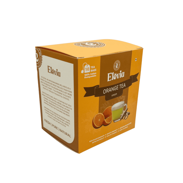 Orange Ginger Zest - Orange Tea Box – 100% Natural Citrus Herbal tea
