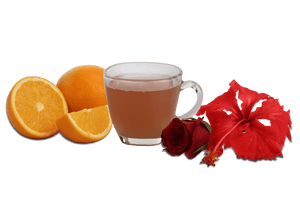 Orange Blossom (Hibiscus & Rose) - Orange Tea Pouch – 100% Natural Citrus Herbal Tea