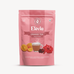 Orange Blossom (Hibiscus & Rose) - Orange Tea Pouch – 100% Natural Citrus Herbal Tea