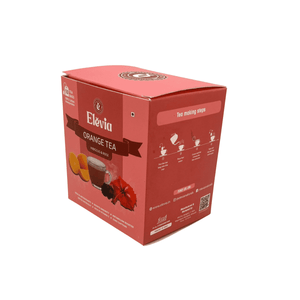 Orange Blossom (Hibiscus & Rose)- Orange Tea Box – 100% Natural Citrus Herbal Tea