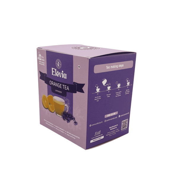 Orange Lavender Calm - Orange Tea Box – 100% Natural Citrus Herbal Tea