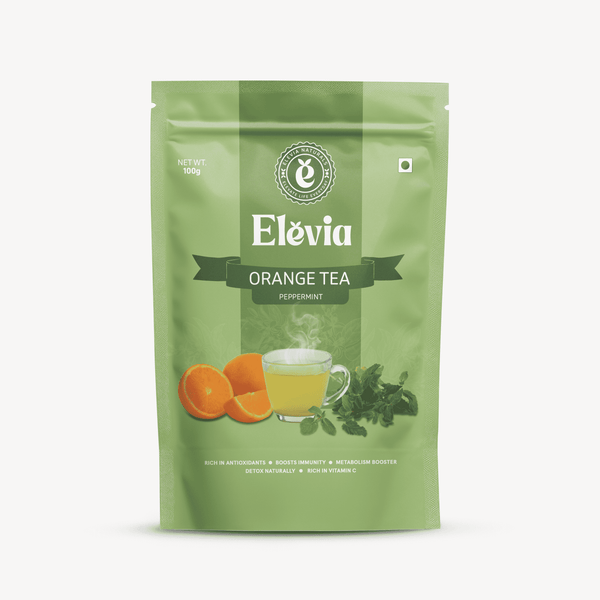 Orange Mint Fresh - Orange Tea Pouch – 100% Natural Citrus Herbal Tea