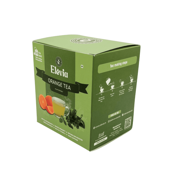 Orange Mint Fresh - Orange Tea Box – 100% Natural Citrus Herbal Tea