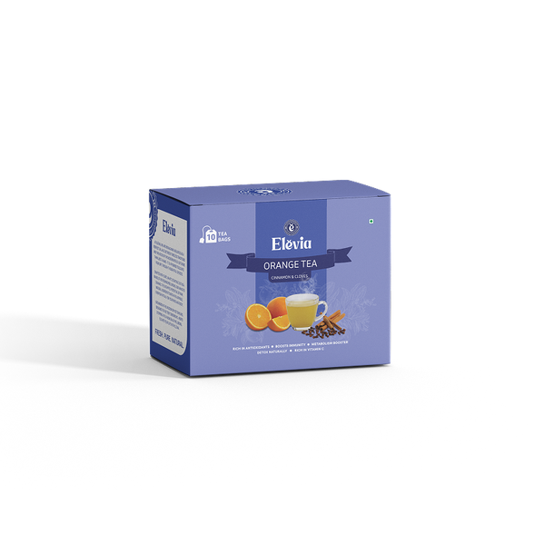 Orange Spice Harmony (Cinnamon & Clove) - Orange Tea Box – 100% Natural Citrus Herbal Tea
