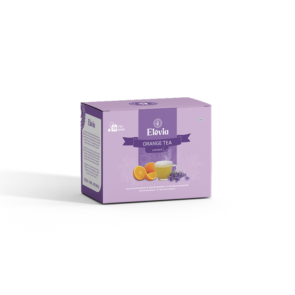 Orange Lavender Calm - Orange Tea Box – 100% Natural Citrus Herbal Tea